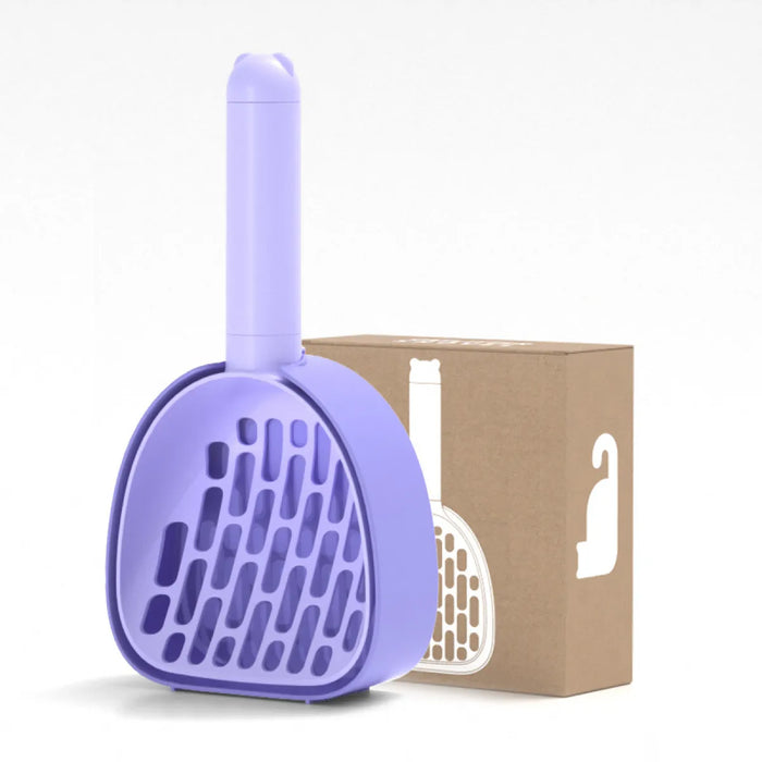 Durable Cat Litter Scoop with Base