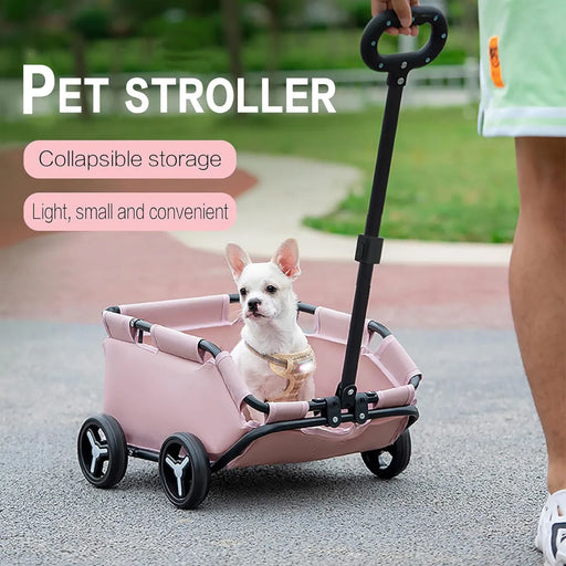 Portable Foldable Pet Stroller Cart