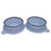 PORTABLE SILICONE DOUBLE DOG FOOD BOWLS