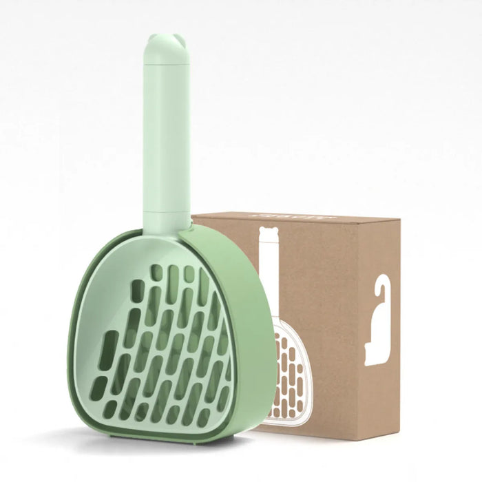 Durable Cat Litter Scoop with Base